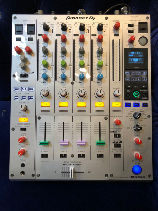 先锋DJ贴膜DJM900NXS2混音台银色...