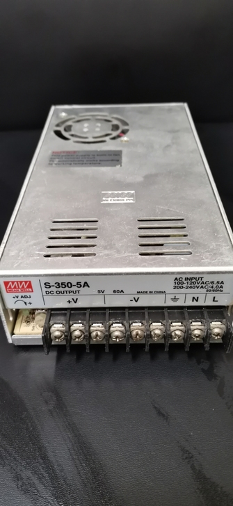 台湾明纬电源S-350-5A开关电源,5V...