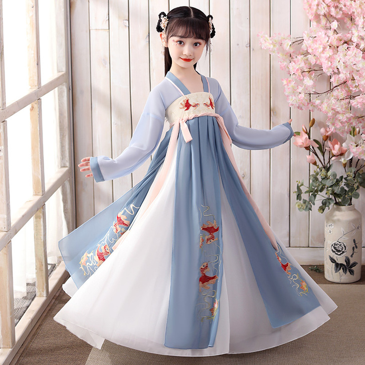 汉服女夏季仙气中国风薄款襦裙古装女汉服改良...