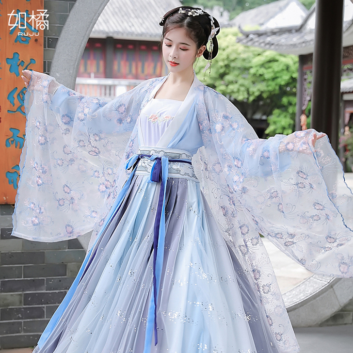 汉服女中国风原创改良版学生古装超仙飘逸古风...