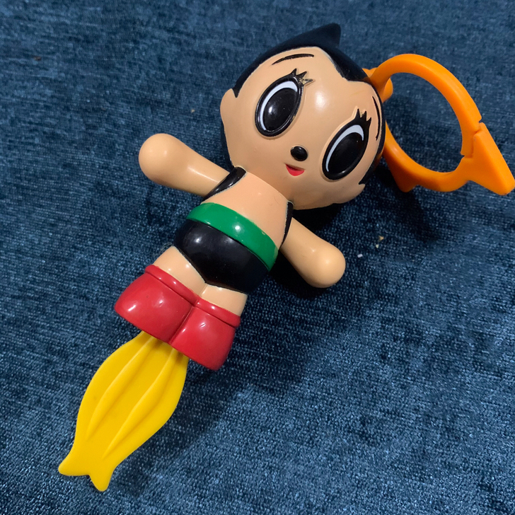 中古拉震阿童木玩偶