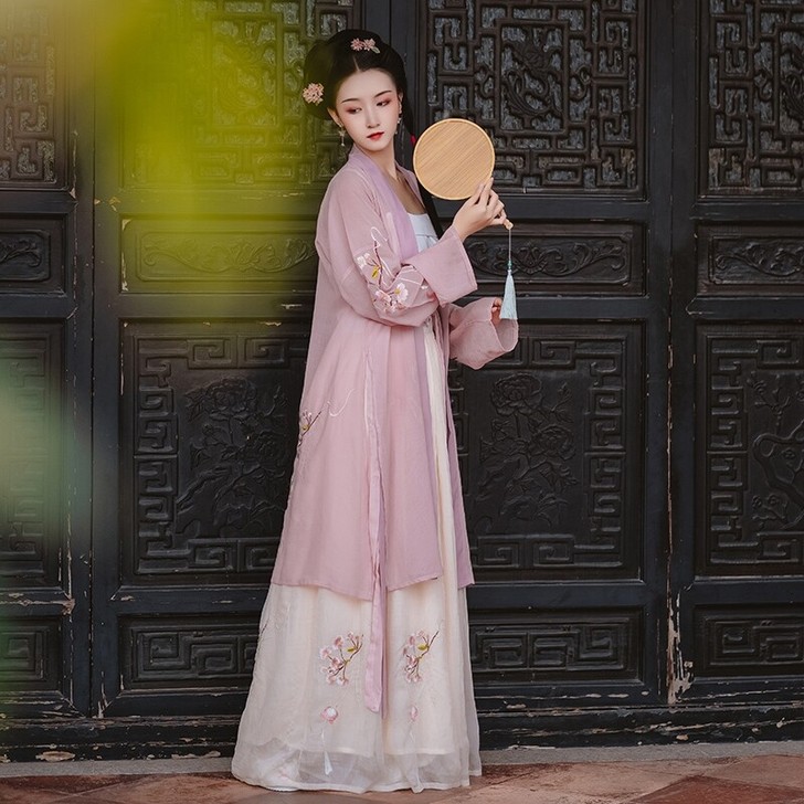 序绘樱铃 汉服宋制原创正品4米摆齐腰襦裙对...