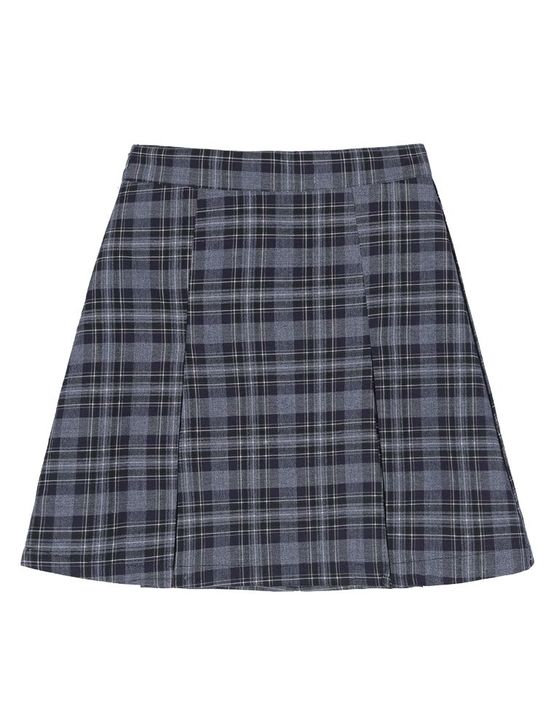 半身裙小个子a字高腰复古短裙显瘦女早秋百搭...