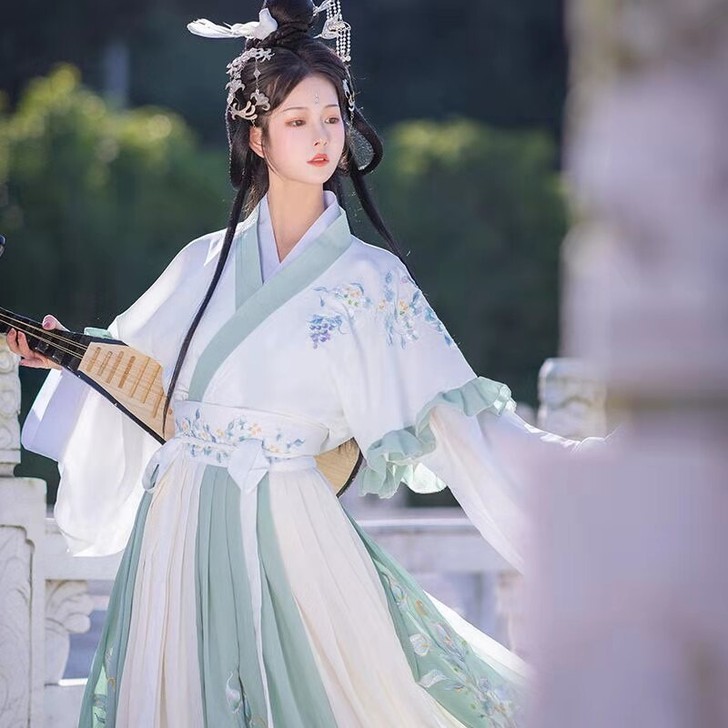 琼华汉服女正品原创秋冬套装中国风正版全套晋...