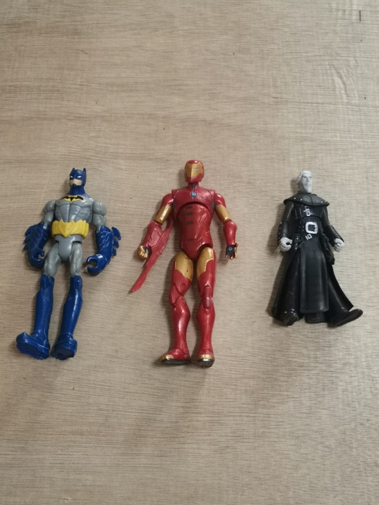 正版散货 钢铁侠 蝙蝠侠 模型摆件 ...