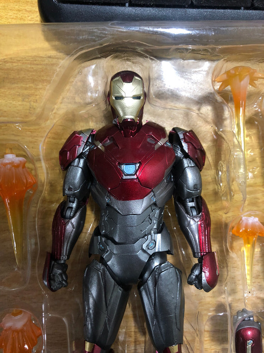 国产复仇者联盟 SHF mk47钢铁侠手办...