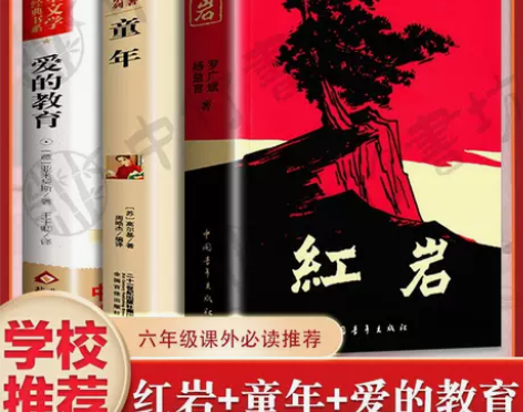 六年级课外书红岩正版书罗广斌著童年高尔基爱...