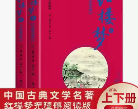 红楼梦无删减完整版120回上下2册世界名著...