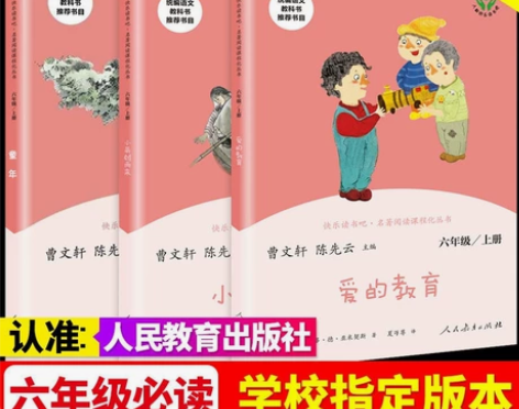 全套3册 童年书高尔基 爱的教育小英雄雨来...