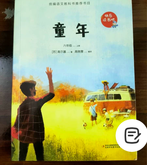 六年级必读书目童年,一下买了3本。现出售2...