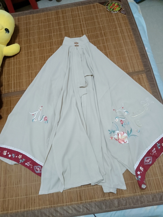 汉氧原创正品汉服《秋萤》的白色大袖衫