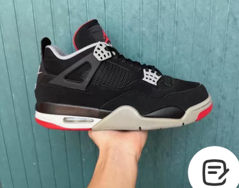 aj4 黑红 42码 穿两三次 成色极佳 ...