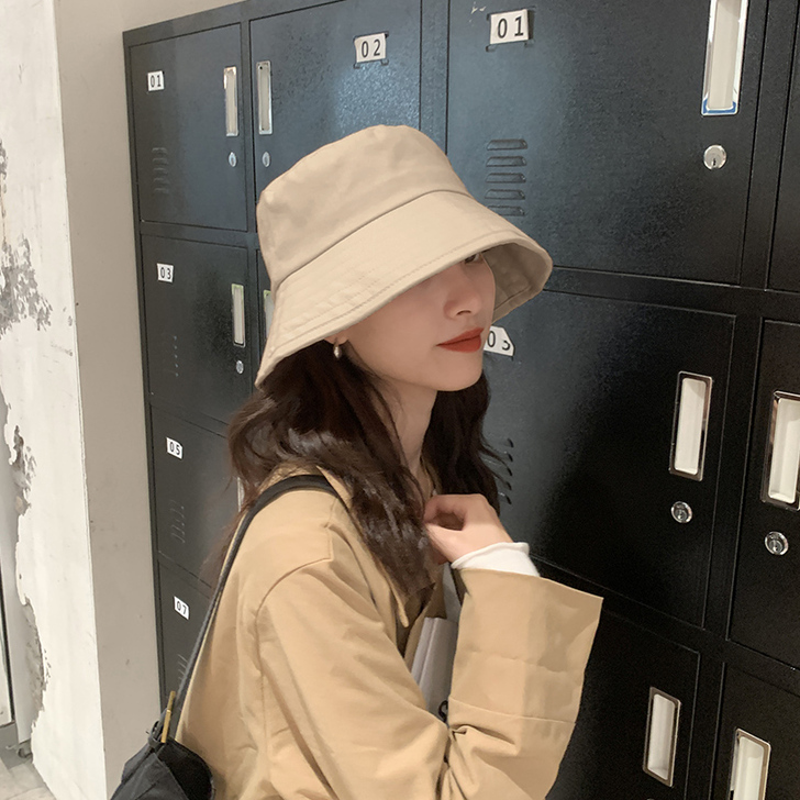 渔夫帽女韩版潮百搭冬季遮阳帽薄款遮脸防晒帽...