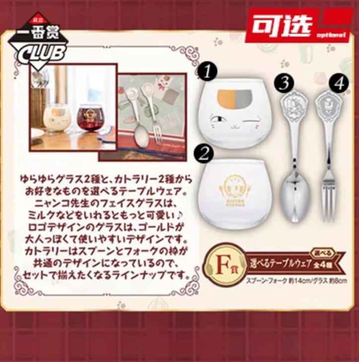 猫老师一番赏餐具【编号1】