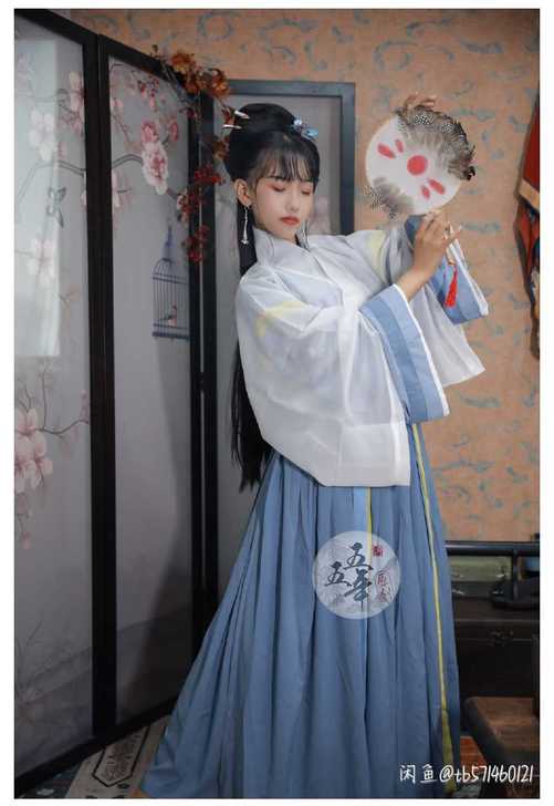 五五年汉服 霜降.秋焚 晋制交领齐腰襦裙男...