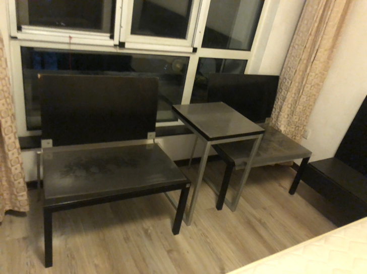 北欧风格休闲椅子茶几，市内绿波-万科城市花...