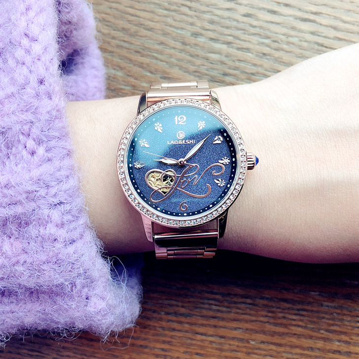 2020新款气质简约气质手表女全自动机械表...