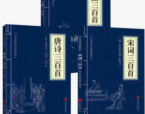 正版3册唐诗三百首宋词三百首元曲三百首畅销...