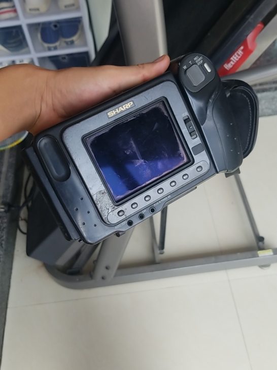 90年代夏普磁带摄像机，裸机，机器坏的，谁...