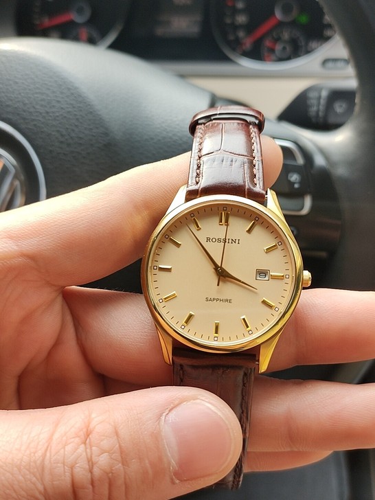 罗西尼手表 表链电池新换的!