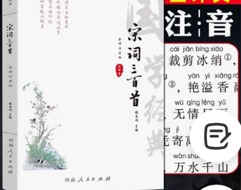 (原文+译文+注释+注音)正版全集宋词三百...