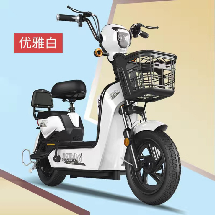 全新加州豹电动车新国标48V小型代步助力成...