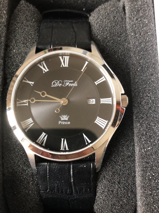 de feels 男款石英手表,全新,不带...