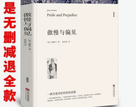 完整版370页傲慢与偏见书籍 原著全本无删...