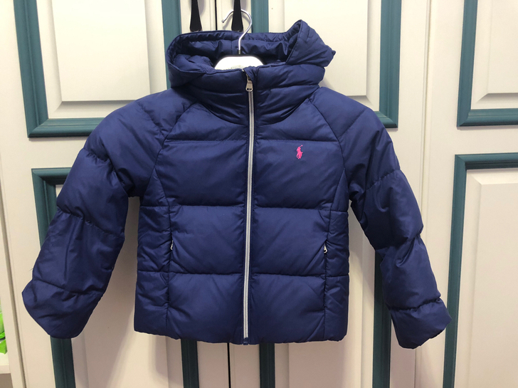 正品拉夫劳伦羽绒服 厚实 5码