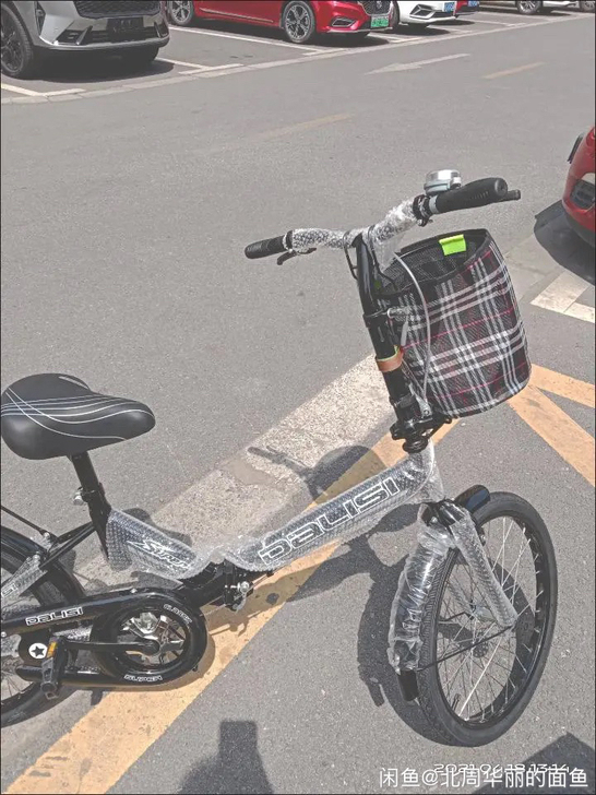 便携式免安装版20寸自行车，可折叠全新 包邮