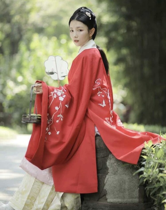 出闲置汉服，南雅集明制披风沉香亭s码，全新...