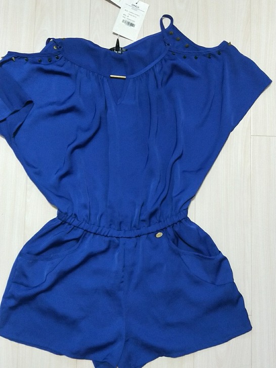 ONLY夏  蓝色  短款连衣裤