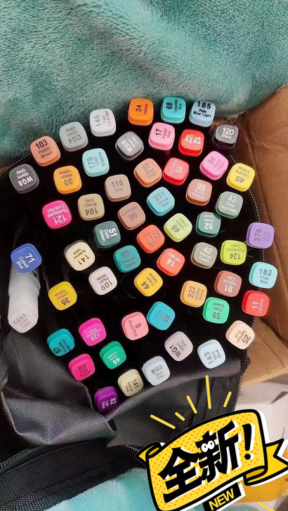 处理一批大包装马克笔   54支19.9元...