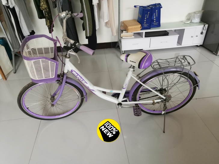 自行车，24寸，小孩，女生，老人，都能骑的...