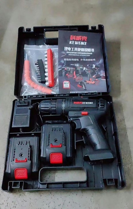 质保3年！全新手电钻充电钻大功率可打墙双速...