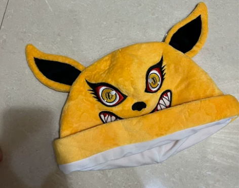 火影忍者 九喇嘛帽子 毛绒帽 感兴趣的话点...