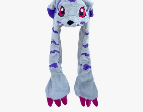 数码宝贝加布兽毛绒帽 标价为实价 一周内发...