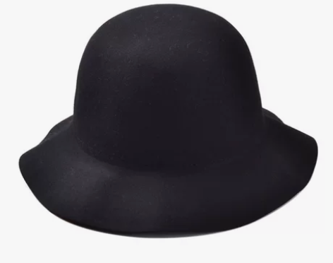 韩国代购欧美英伦风百搭大平沿羊毛呢巫女爵士...