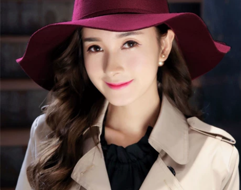【亏本清】特价处理最后30个大檐礼帽女秋冬...
