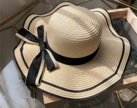 【55盛典价】草帽女夏天沙滩帽海边防晒小清...