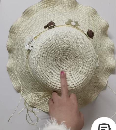 帽子女夏天大檐海边沙滩防晒草帽蝴蝶结韩版百...