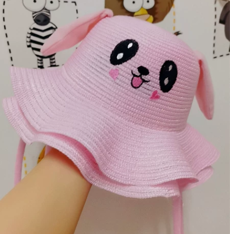 抖音同款耳朵会动的帽子女遮阳帽可爱兔子帽儿...