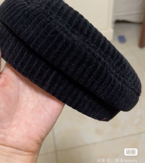 韩版复古百搭灯芯绒帽子女显脸小秋冬英伦文艺...