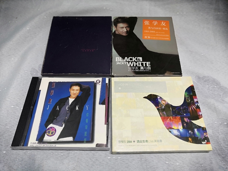 张学友黑与白新歌精选2CD，95以上成色，...
