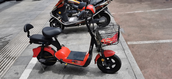 台铃48V电动自行车 前后真空胎 成色新