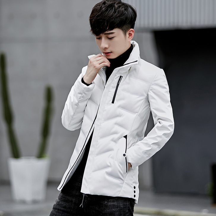 2018新款羽绒服轻薄款青年修身短款衣服韩...