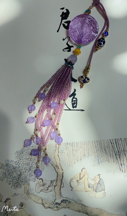 全新重工汉服琉璃配饰，