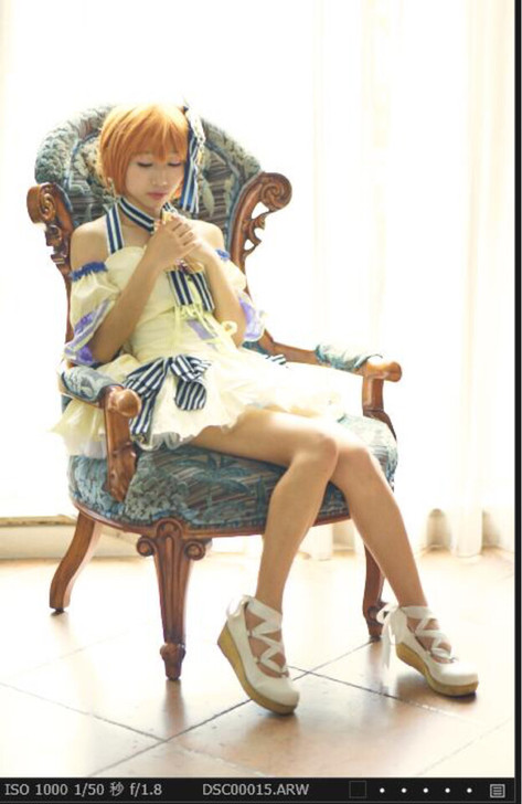 凛喵同人礼服火花家xs码鞋36码,有裙撑