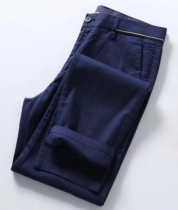 男士天丝薄款休闲裤夏季直筒休闲长裤子