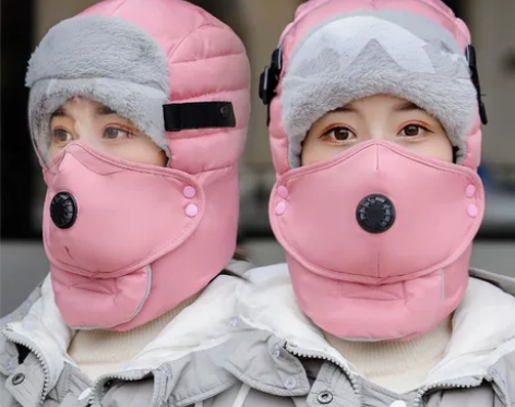 「处理28.9元包邮」雷锋帽女冬天加厚保暖...